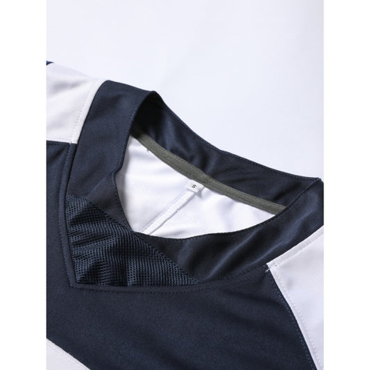 Close-up of a black and white garment Personalize Your Own Navy Football Jersey: Customize Name and Number – Gameday Gear for Dallas Fans